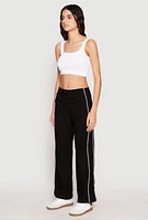 Womens Hyperstretch Toggle Drawstring Hem Pants,