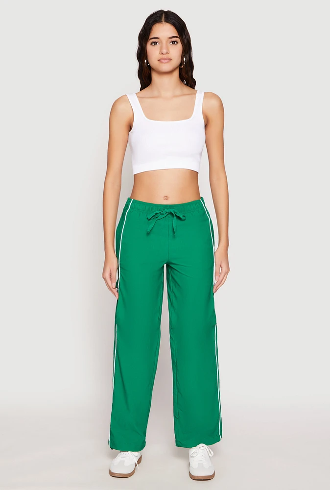 Womens Hyperstretch Toggle Drawstring Hem Pants,