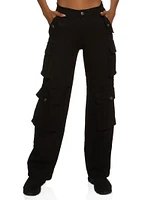 Womens Daisy Four Cargo Pocket Straight Leg Pants, S