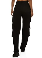 Womens Daisy Four Cargo Pocket Straight Leg Pants, S