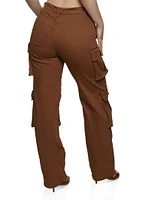 Womens Daisy Four Cargo Pocket Straight Leg Pants,
