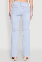 Womens VIP Convertible Straight Leg Jeans, Blue,