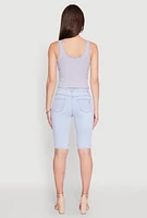 Womens VIP Convertible Straight Leg Jeans, Blue,
