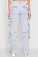 Womens VIP Cargo Jeans, Blue, Size 13