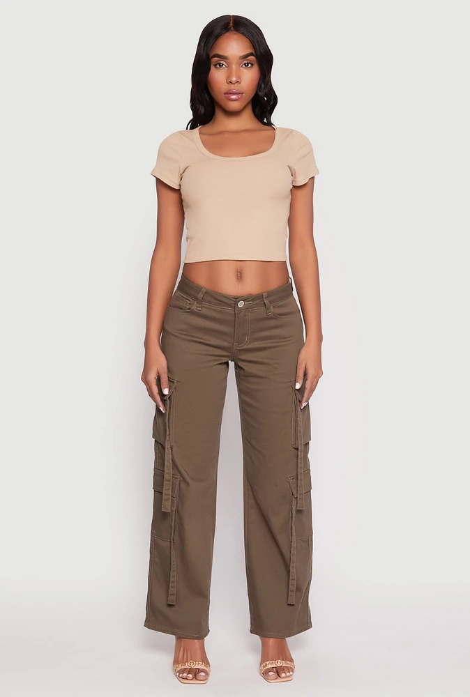 Womens VIP Strappy Cargo Pants,