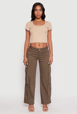 Womens VIP Strappy Cargo Pants,