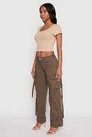 Womens VIP Strappy Cargo Pants,