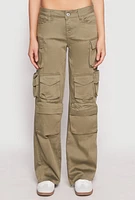 Womens VIP Twill Straight Leg Cargo Pants,