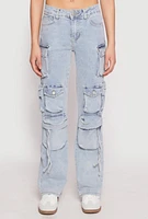 Womens VIP Multi Pocket Cargo Jeans,