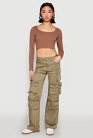 Womens VIP Straight Leg Cargo Pants,