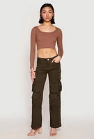 Womens VIP Straight Leg Cargo Pants,