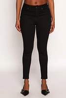 Womens WAX Cropped High Rise Skinny Jeans,