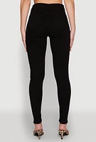 Womens WAX Ripped Skinny Jeans, Black, Size 9