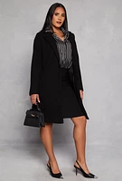 Womens One Button Coat,