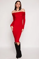 Womens Greek Key Off the Shoulder Dress,
