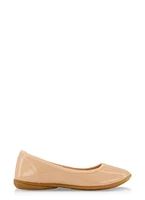 Womens Round Toe Ballerina Flats,