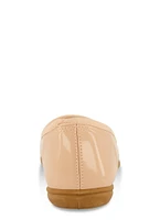 Womens Round Toe Ballerina Flats,