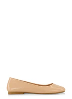 Womens Round Toe Flats, 8.5