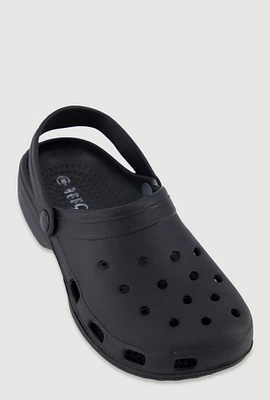Womens Low Platform Slingback Clogs, 8.5