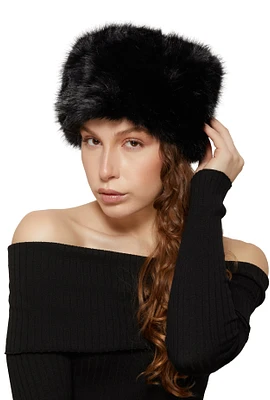 Womens Faux Fur Cossack Hat,