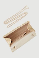 Womens Top Handle Straw Handbag, Beige
