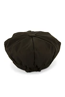 Womens Twill Cabbie Hat, Black