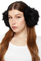 Womens Oversized Faux Fur Earmuffs,