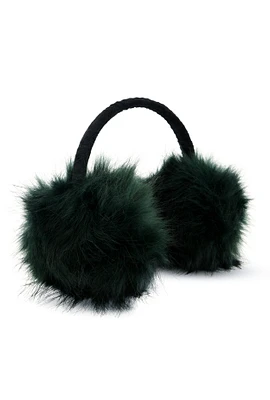 Womens Oversized Faux Fur Earmuffs,