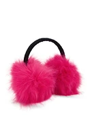 Womens Oversized Faux Fur Earmuffs,