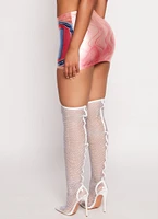 Womens Timer Printed Mini Skirt, Multi, Size L