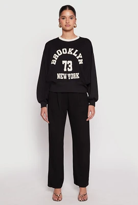 Womens Iris Brooklyn New York Sweatshirt,