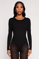 Womens Daisy Ribbed Knit Bodysuit, L