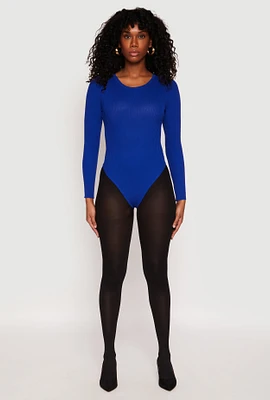 Womens Daisy Ribbed Knit Bodysuit,