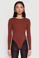 Womens Daisy Ribbed Knit Bodysuit, S