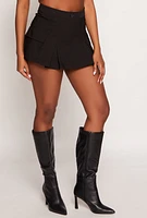Womens Haute Monde Cargo Pleated Skirt,