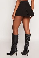 Womens Haute Monde Cargo Pleated Skirt,
