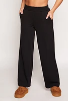 Womens Iris Wide Leg Pull On Sweatpants, M