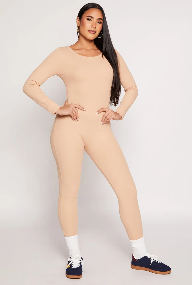 Womens Daisy Long Sleeve Catsuit,