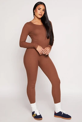 Womens Daisy Long Sleeve Catsuit,