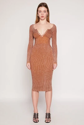 Womens Daisy Acid Wash Grommet Notch Neck Dress,