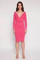 Womens Daisy Acid Wash Grommet Notch Neck Dress, L