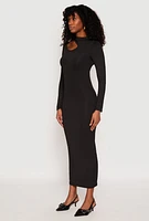 Womens Daisy Keyhole Shoulder Maxi Dress,