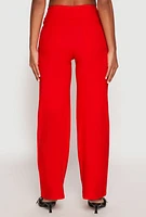 Womens Hyperstretch Zip Front Pants, Orange, Size S