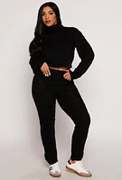 Womens Cable Knit Pants,