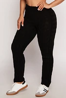 Womens Cable Knit Pants,