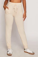 Womens Daisy Brushed Knit Joggers,