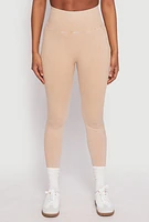 Womens Daisy Seamless Acid Wash High Waist Leggings,