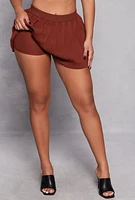 Womens Daisy Knit Pleated Skirt,