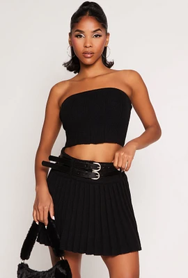 Womens Haute Monde Ribbed Tube Top,