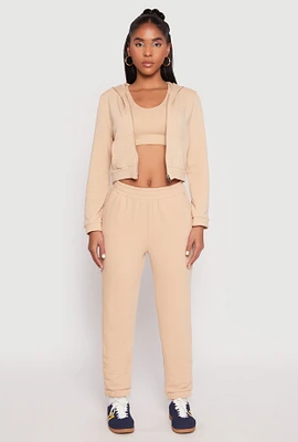 Womens Iris Fleece Pull On Sweatpants,